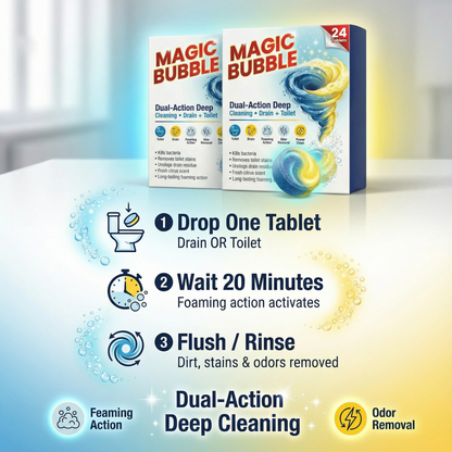 Magic Bubble Cleaning Tablets | 🔥BUY 1 GET 3 FREE🔥